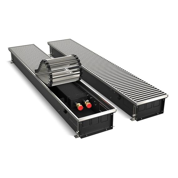 Конвектор внутрипольный Royal Thermo ATRIUM 110/200/1800 806 Вт натуральный алюминий