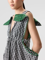 Шелковое платье-сарафан OLA OLA