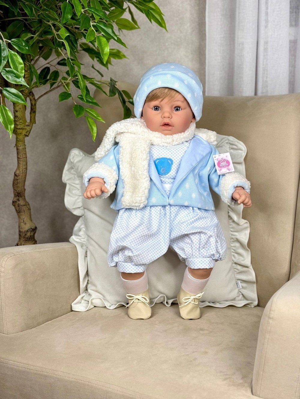 Кукла Berbesa мягконабивная 62см Dulzon (8035S)