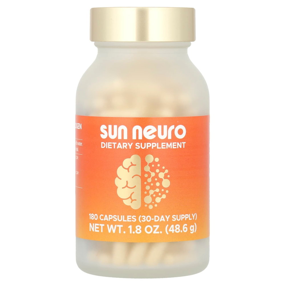 Sun Chlorella, Sun Neuro, 180 капсул (166 мкг в капсуле)