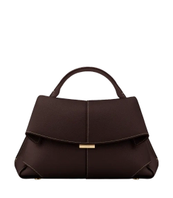 POLENE СУМКА MOKKI, ТЕМНО-КОРИЧНЕВЫЙ