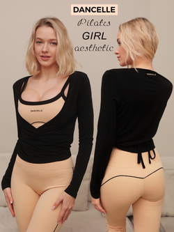 Кофта на завязках BALLET черная