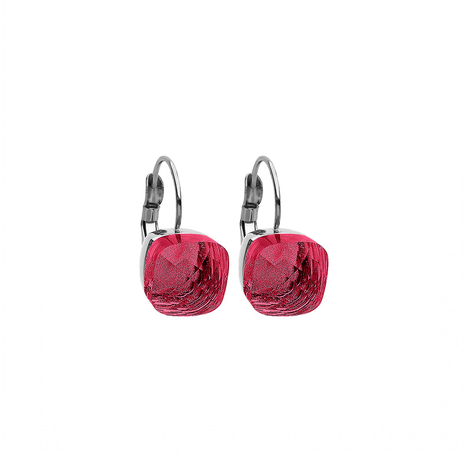 Серьги Qudo Firenze fuchsia 304177 R/S
