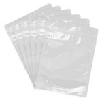 Пакеты дой-пак с замком ZIP LOCK, прозрачные, 200х300 + 50 мм, КОМПЛЕКТ 100 штук, 70 мкм, BRAUBERG, 700700