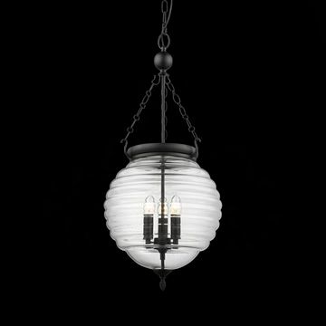 SL317.403.03 Люстра подвесная ST-Luce Черный/Прозрачный E14 3*60W SOTTO