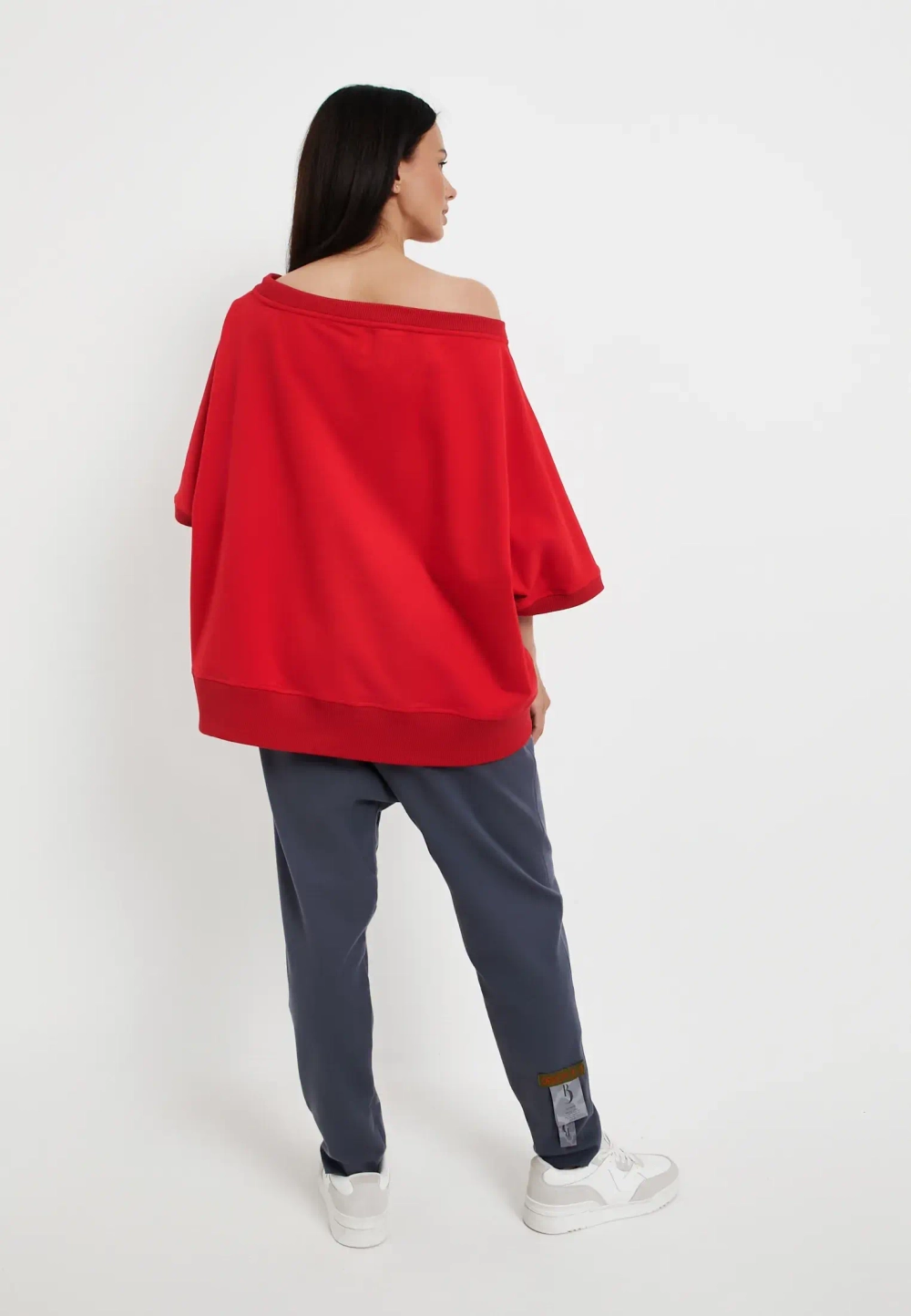 Футболка Летучая мышь красный