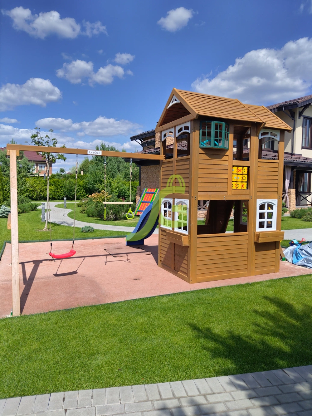 Детская площадка Клубный домик 2 Luxe