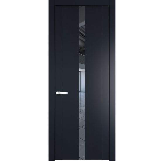 Межкомнатная дверь эмаль Profil Doors 1.8P нэви блу зеркало