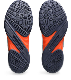 Мужские кроссовки для бадминтона/сквоша Asics Powerbreak FF - white/nova orange