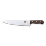 Нож кухонный Victorinox Rosewood (5.2000.25G) стальной разделочный лезв.250мм прямая заточка коричне