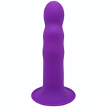 Фиолетовый фаллоимитатор двойной плотности Hitsens 3 - 17,7 см. (Цвет: фиолетовый)