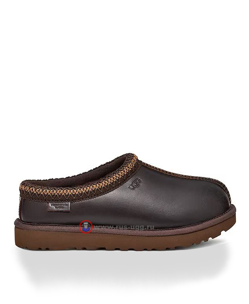 TASMAN SLIPPER Leather Regen Ironwood