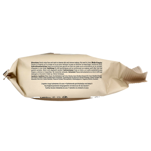 Yes To, Увлажняющие салфетки для лица, для сухой кожи, кокос, 30 салфеток