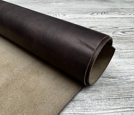 Nappa Clouds Brown (1,5-1,7 мм) цв. Коричневый, натуральная кожа