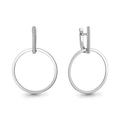 942674А Серьги из Золота с бриллиантами