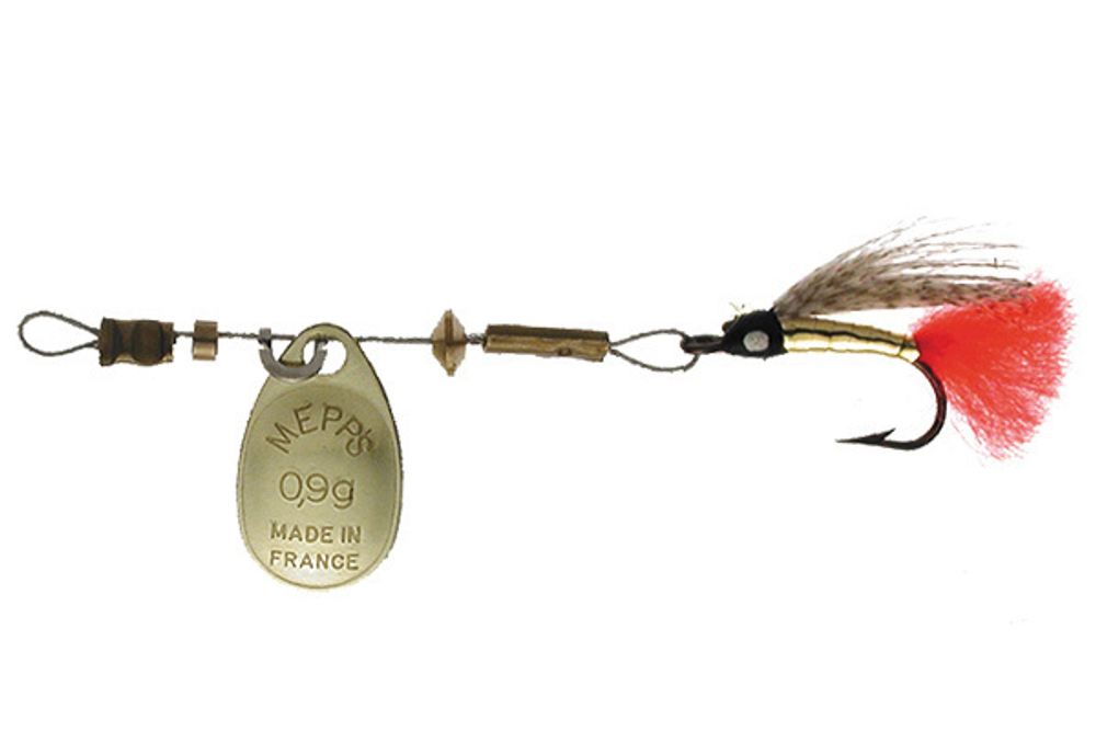 Блесна вертушка STREA 00 Brown 1 штука вес 1 г