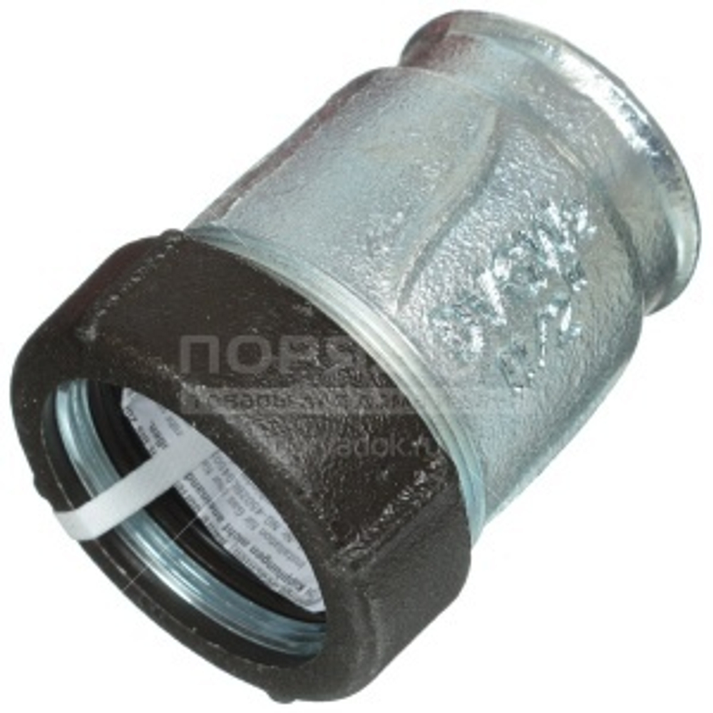 Муфта для соединения стальных и полимерных труб 1/2"F (64/8шт)