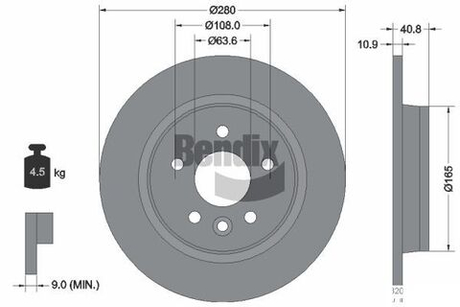 BENDIX Braking - BDS1210