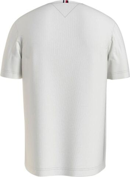 Мужская теннисная футболка Tommy Hilfiger Trim Short Sleeve Tee - ivory