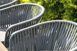 "Санта-Фе" обеденная группа на 10 персон, стол HPL, плоский роуп