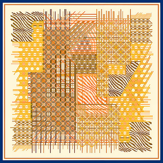 Платок двойной печати 106x106 см AV-BSD1031250421