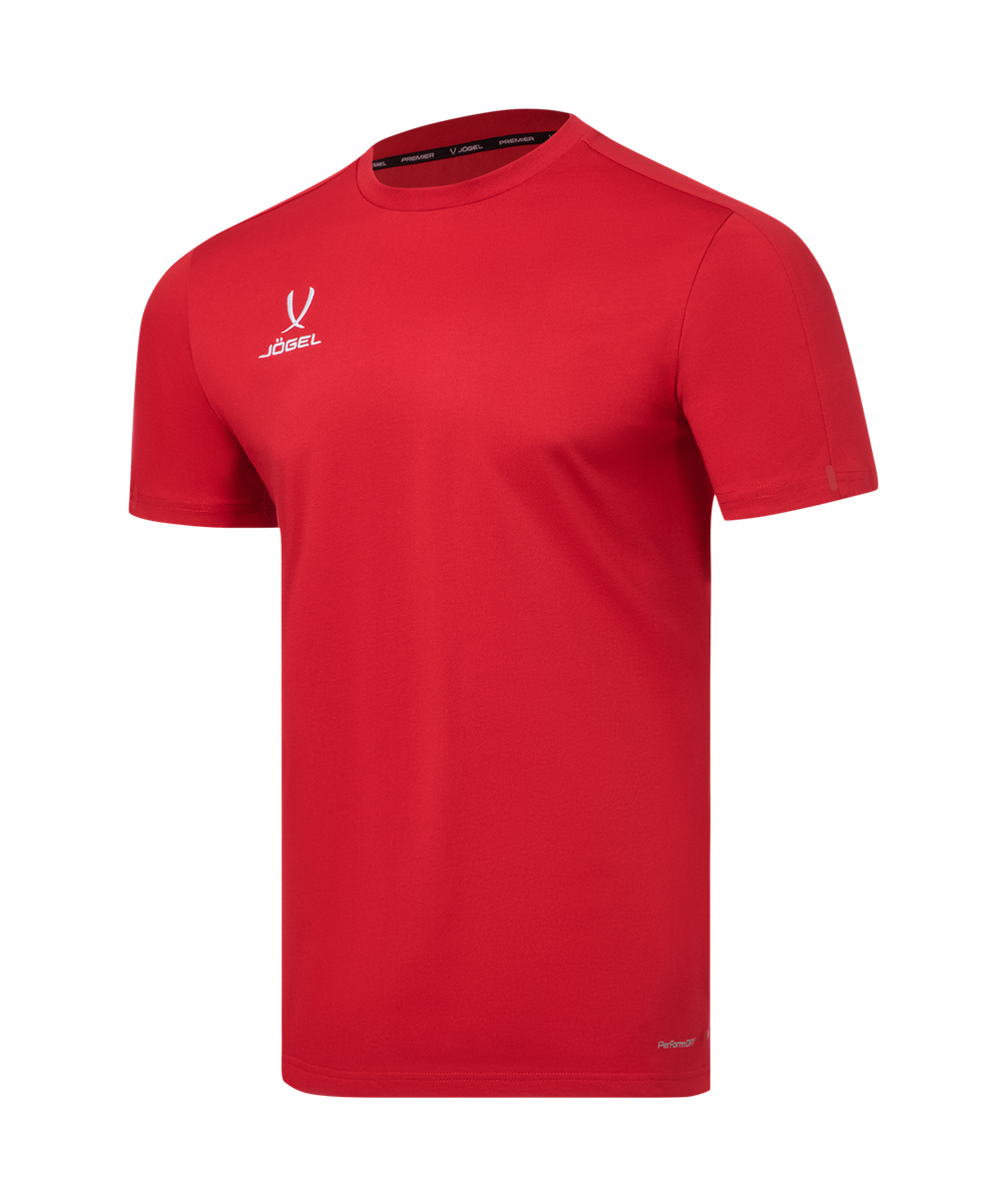 Футболка тренировочная JÖGEL PREMIER PerFormDRY TRN CVC Tee, красный