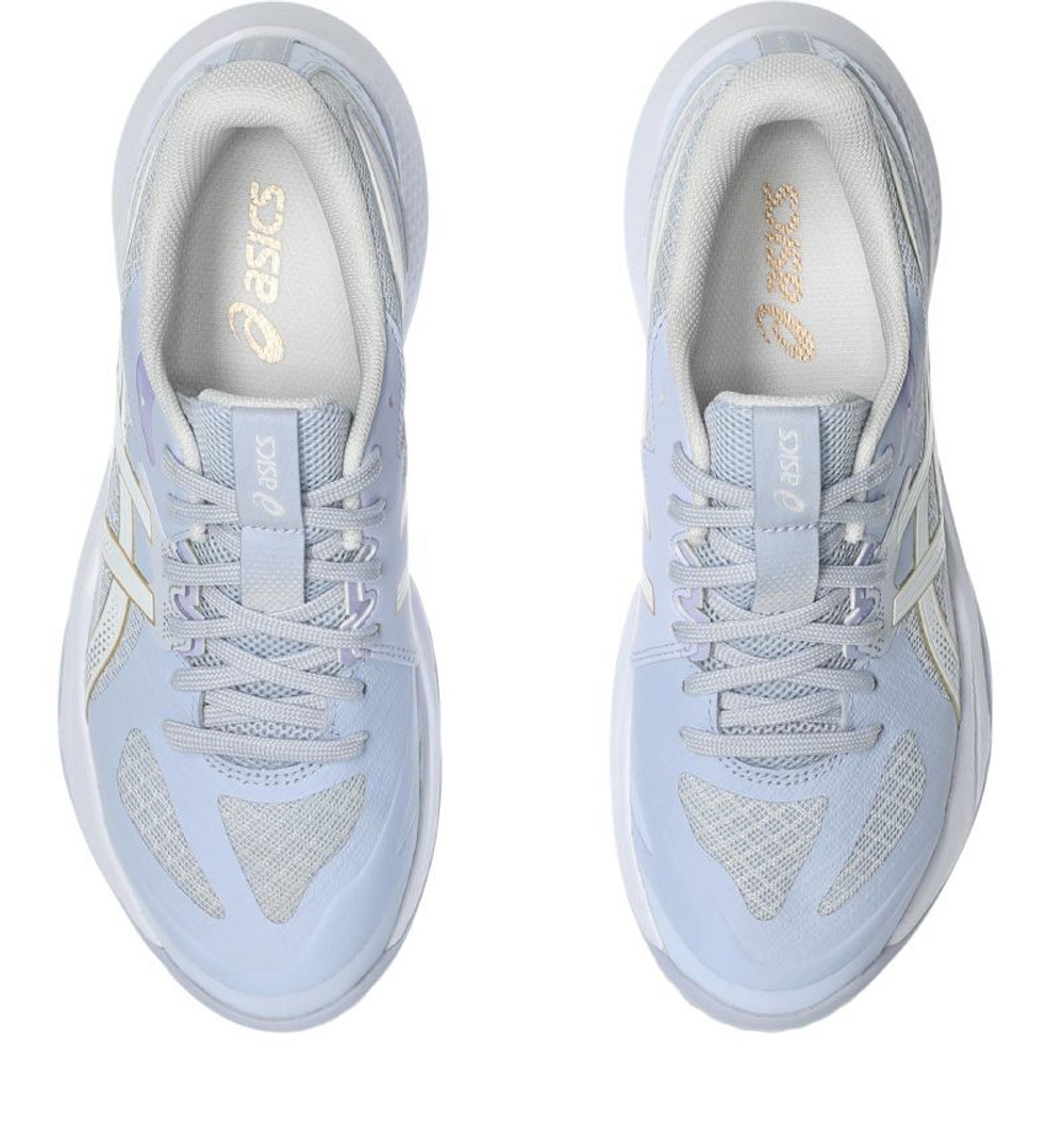 Женские кроссовки для бадминтона/сквоша Asics Gel-Tactic 13 - blue fade/white