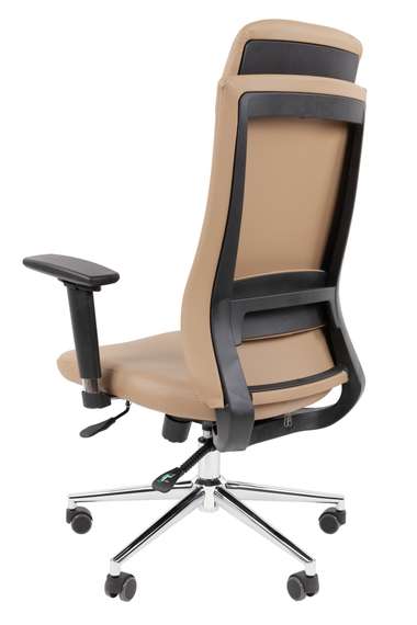 Офисное кресло Chairman 500LUX Россия экокожа бежевый