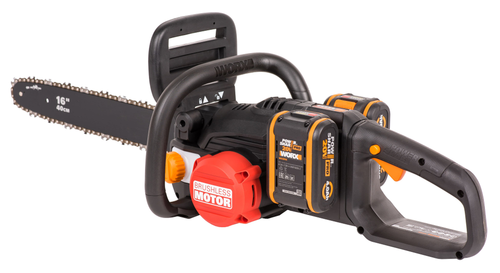 Цепная пила аккумуляторная WORX NITRO WG385E.9