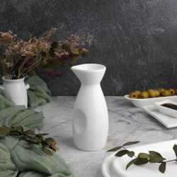 Соусник 250 мл бутылочка для соевого соуса, саке d 6,3 см h14,5 см белый фарфор NEW P.L. [6]