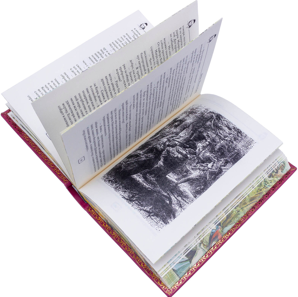 Купер Дж. Ф. "Последний из могикан". Подарочная книга в кожаном переплете