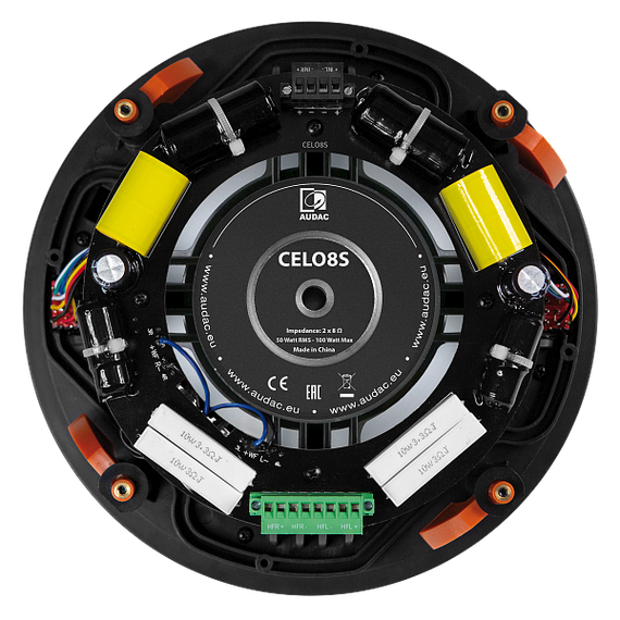 AUDAC CELO8S - потолочный врезной сабвуфер, 2х50Вт