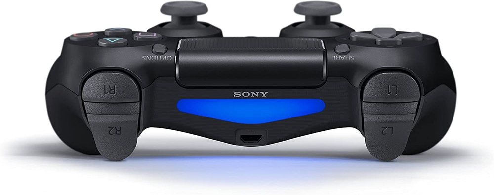 Беспроводной геймпад DualShock 4 ver. 2 Jet Black (красный) для PlayStation 4