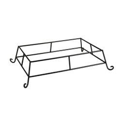 Подставка фуршетная стойка для корзин и гастроемкостей 49*30*12,5 см прямоуг. черная металл P.L.