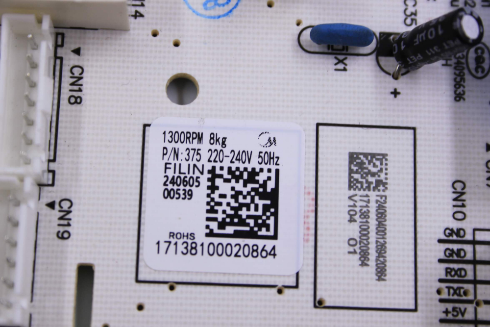 Модуль управления 17138100020864 стиральной машины Korting