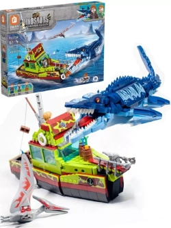 Конструктор Побег из пасти мозазавра 888 деталей FC3724