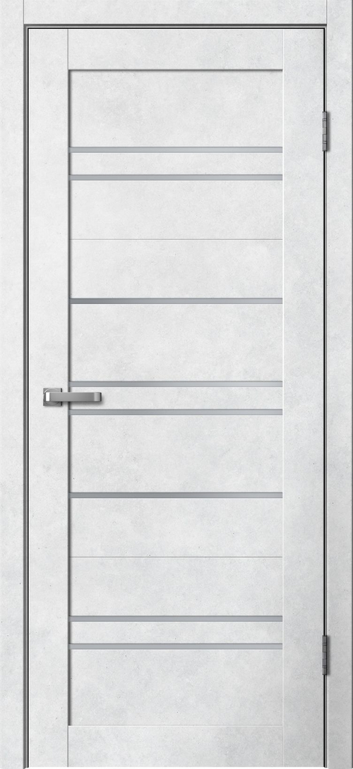 Дверь межкомнатная B02 ПВХ матовое стекло