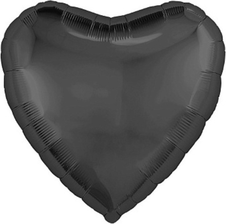 Р 30" Сердце Графит 70 см.