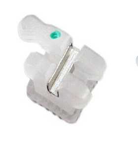 Брекеты керамические с МЕТАЛЛИЧЕСКИМ слотом Ортометрик