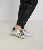 Кожаные кроссовки seattle sneaker pelle laminata Pinko - серебряный(101631 A12P)