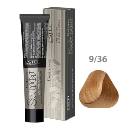 ESTEL De Luxe Silver Краска для волос, 9/36 блондин золотисто-фиолетовый, 60мл