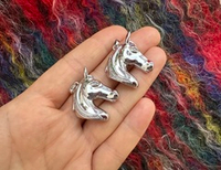 Подвеска "Лошадь" со стразами, 29мм