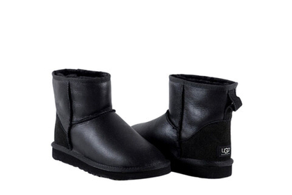 UGG Classic Mini Metallic Black