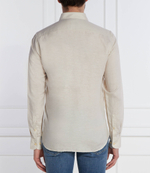 Льняная рубашка C-HAL-kent-C3-223 BOSS BLACK - бежевый(50513676)