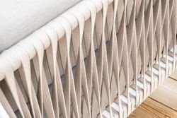 "Касабланка" лаунж-зона плетеная из роупа 4-местная, цвет бежевый