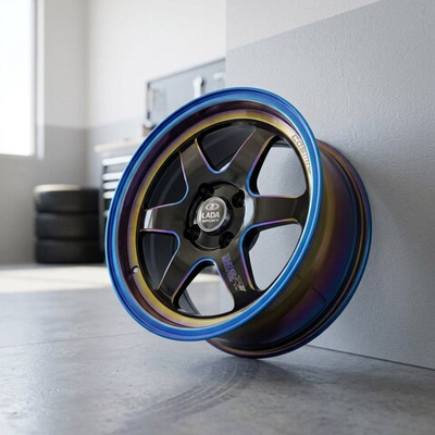Диск Литой RGW 015 7.0 x R15 4x100 D73.1 ET35 Titanium
