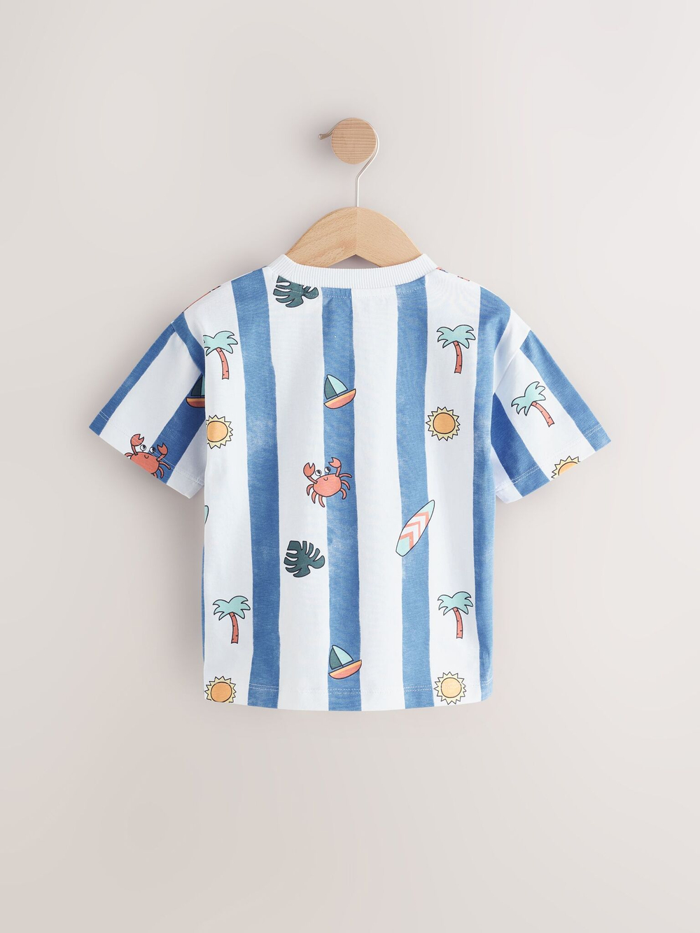 Футболка для мальчика Next AG8-708, Белый, Синий