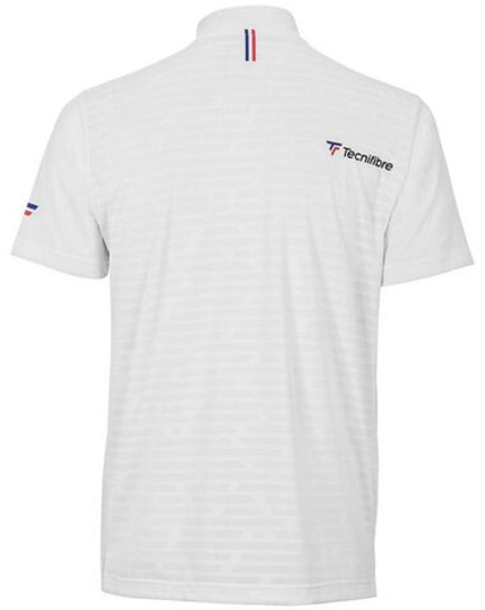 Мужское теннисное поло Tecnifibre Polo F3 - белый