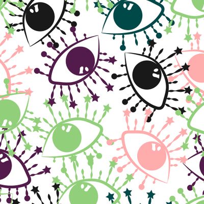 eye seamless pattern