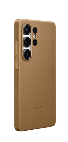 Чехол Kindsuit ( кожа )для Galaxy S25 Ultra , коричневый